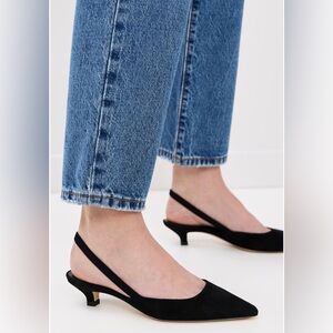 Jenni Kayne Black Kitten Heels